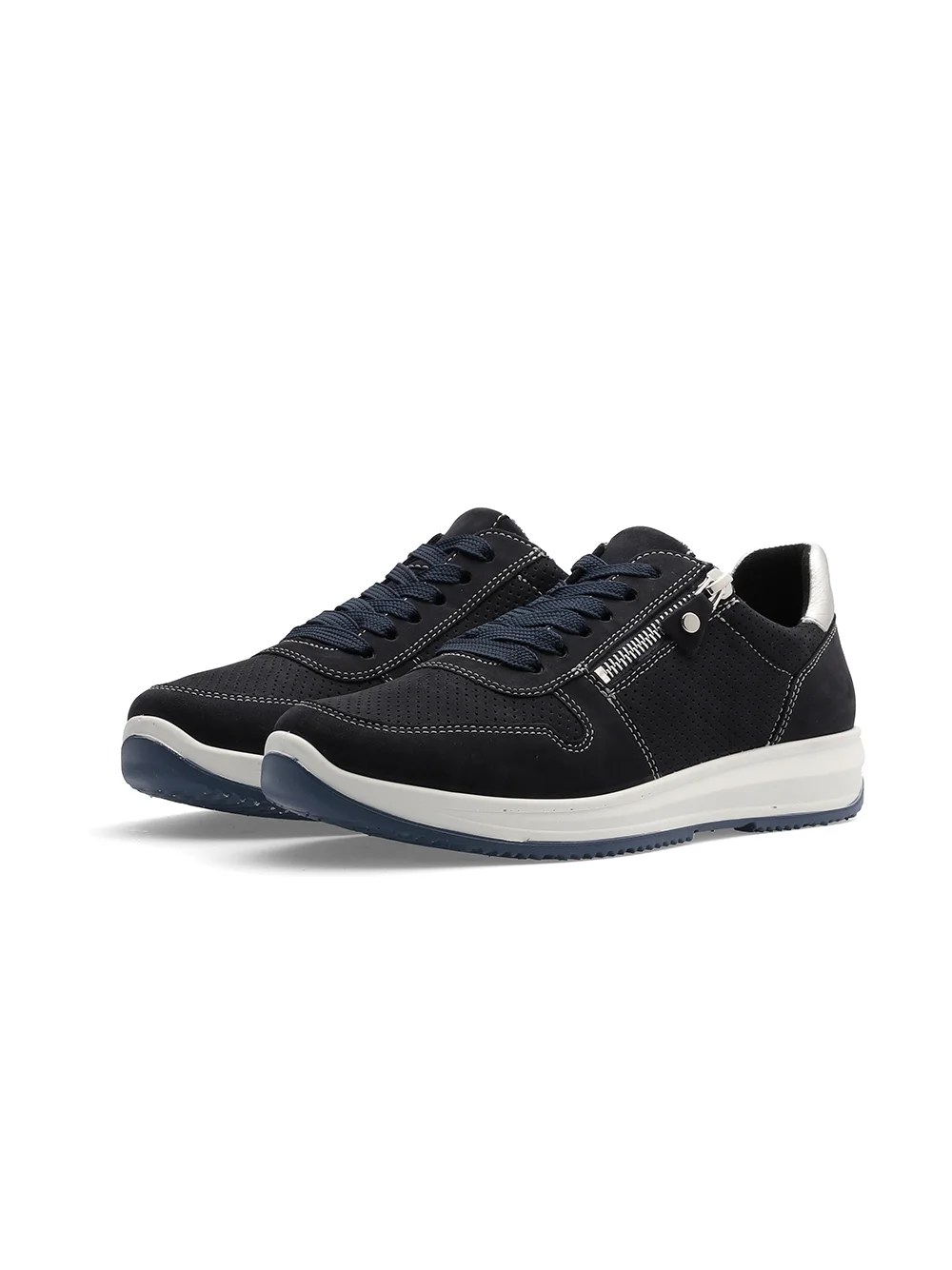 Sneaker Osaka blau silber