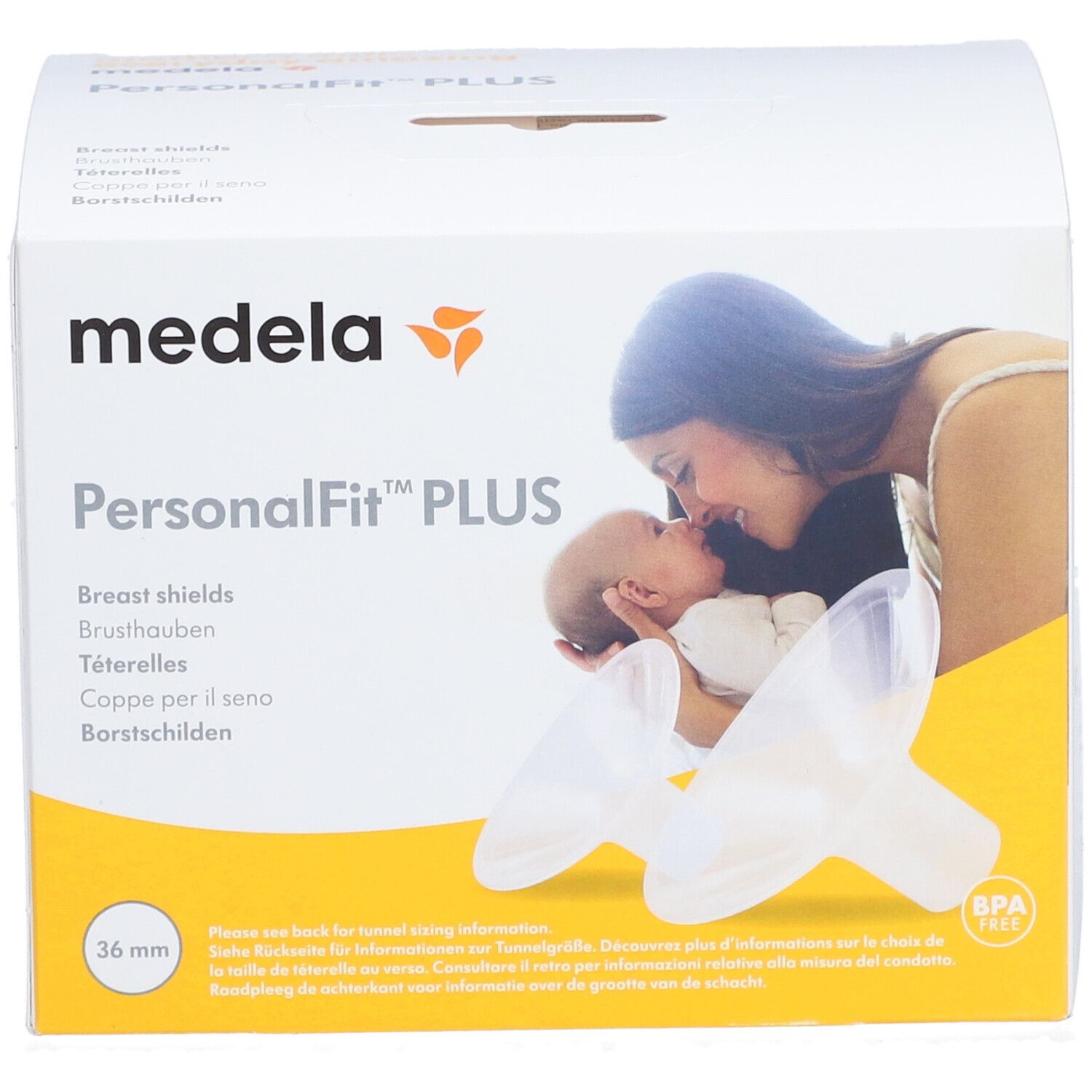 PersonalFit PLUS Brusthaube in der Größe XXL, 36mm
