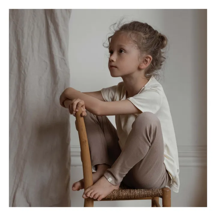 Minimalisma T-Shirt Lin Coton Bio | Ecru