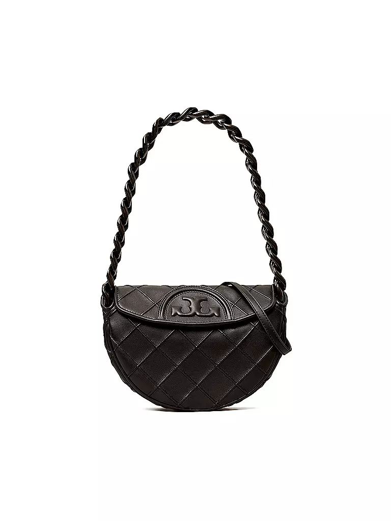 TORY BURCH Ledertasche - Mini Bag FLEMING MINI schwarz