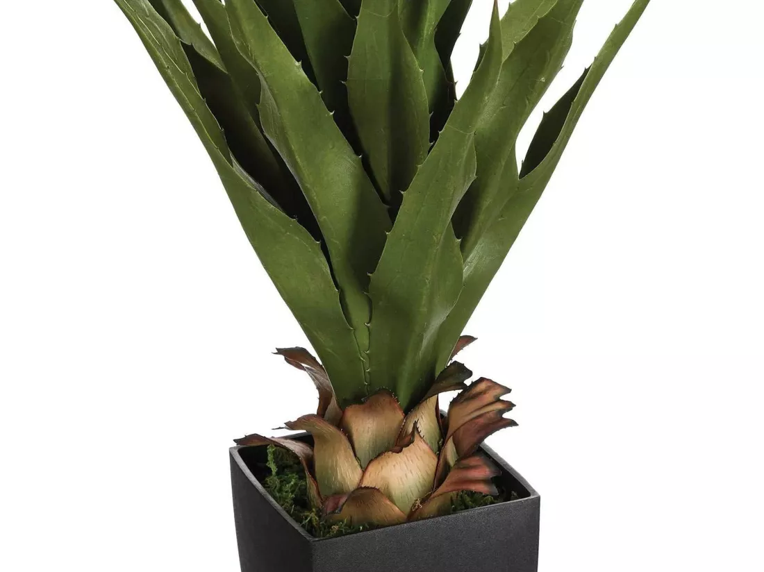 Palmier artificiel en pot l.56 x d.54 x h 70, vert