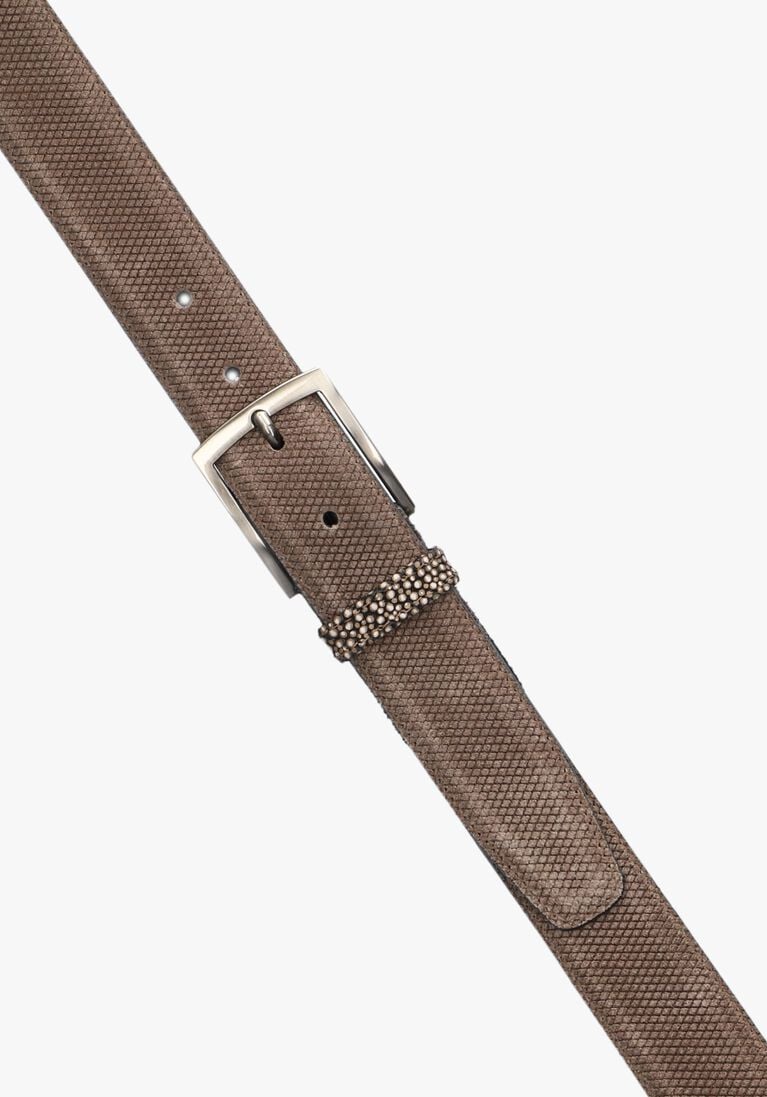 FLORIS VAN BOMMEL taupe floris van bommel riem cfm-10074