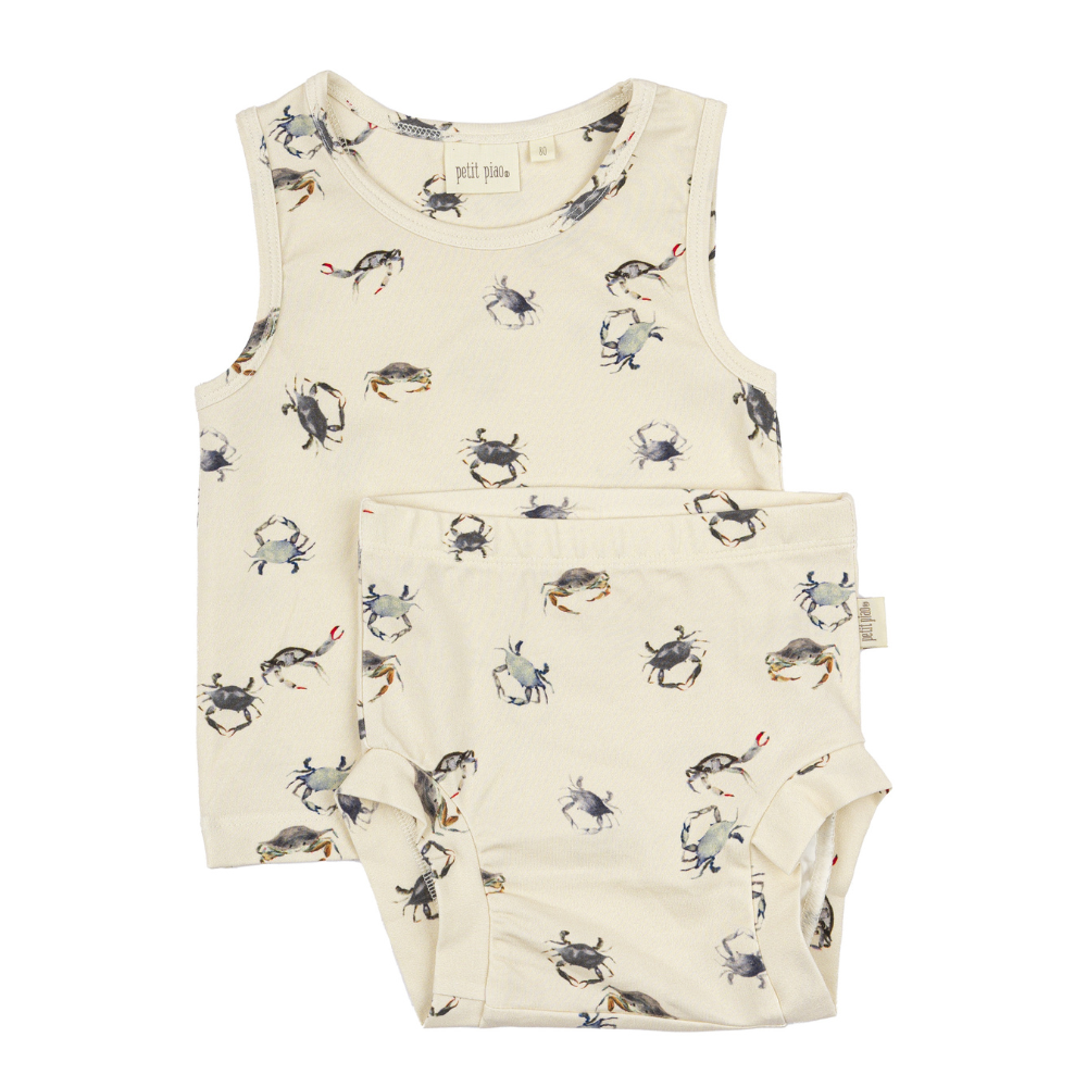 Petit Piao Undertøjssæt Print