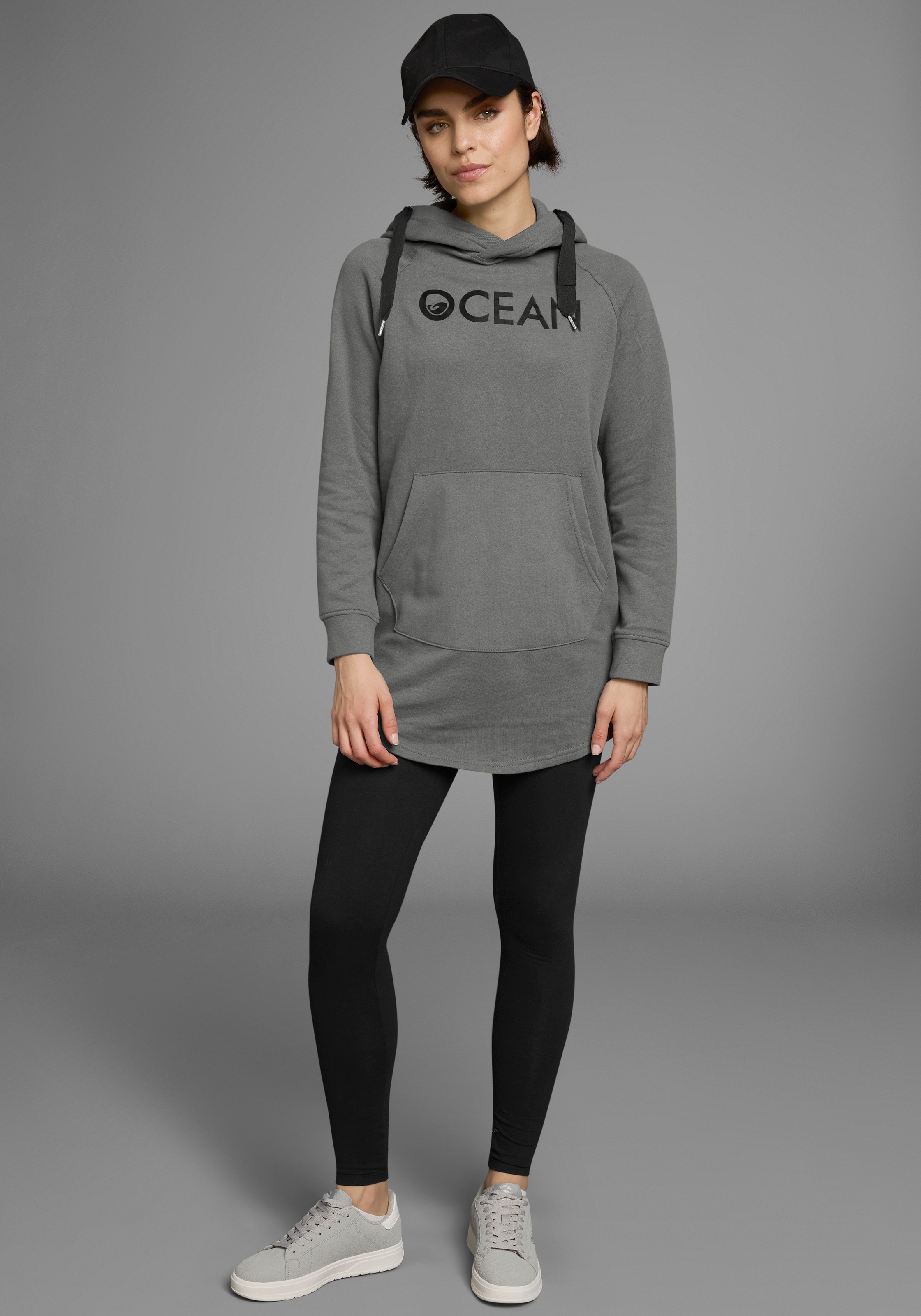Ocean Sportswear Jogginganzug »Essentials Joggingsuit«, 2 Stk. Extralanges Kapuzensweatshirt & Leggings im 2‑teiligen Set