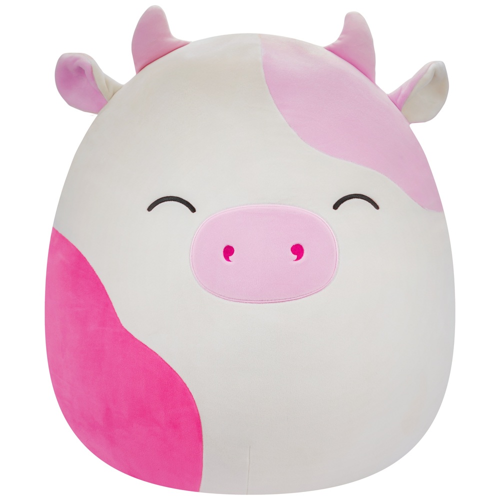 Original Squishmallows 40cm Caedyn die rosa Kuh Plüschtier