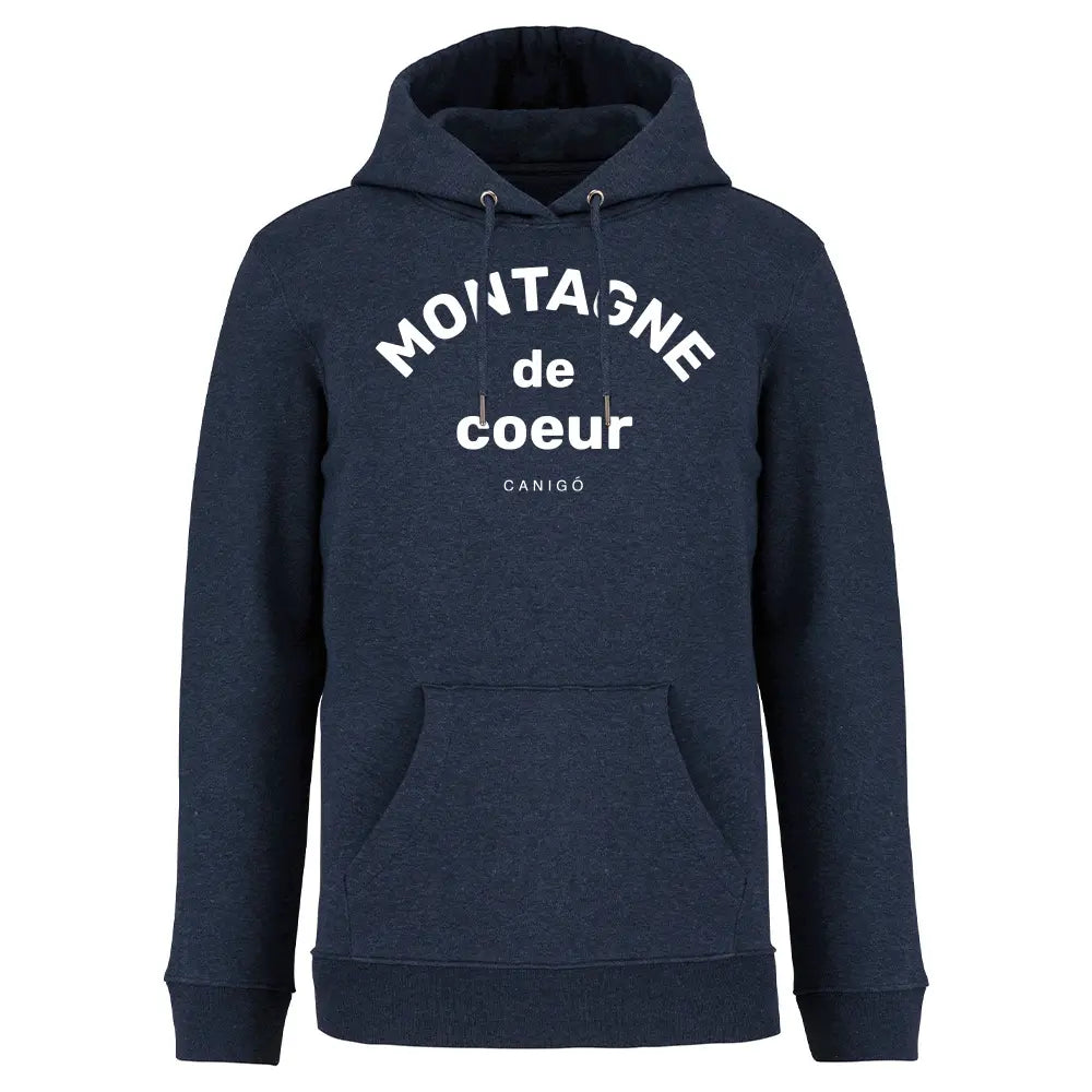 Sweat Capuche Recyclé - Montagne de Coeur