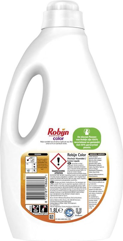 Robijn - Color - Vloeibaar Wasmiddel - 36 Wasbeurten