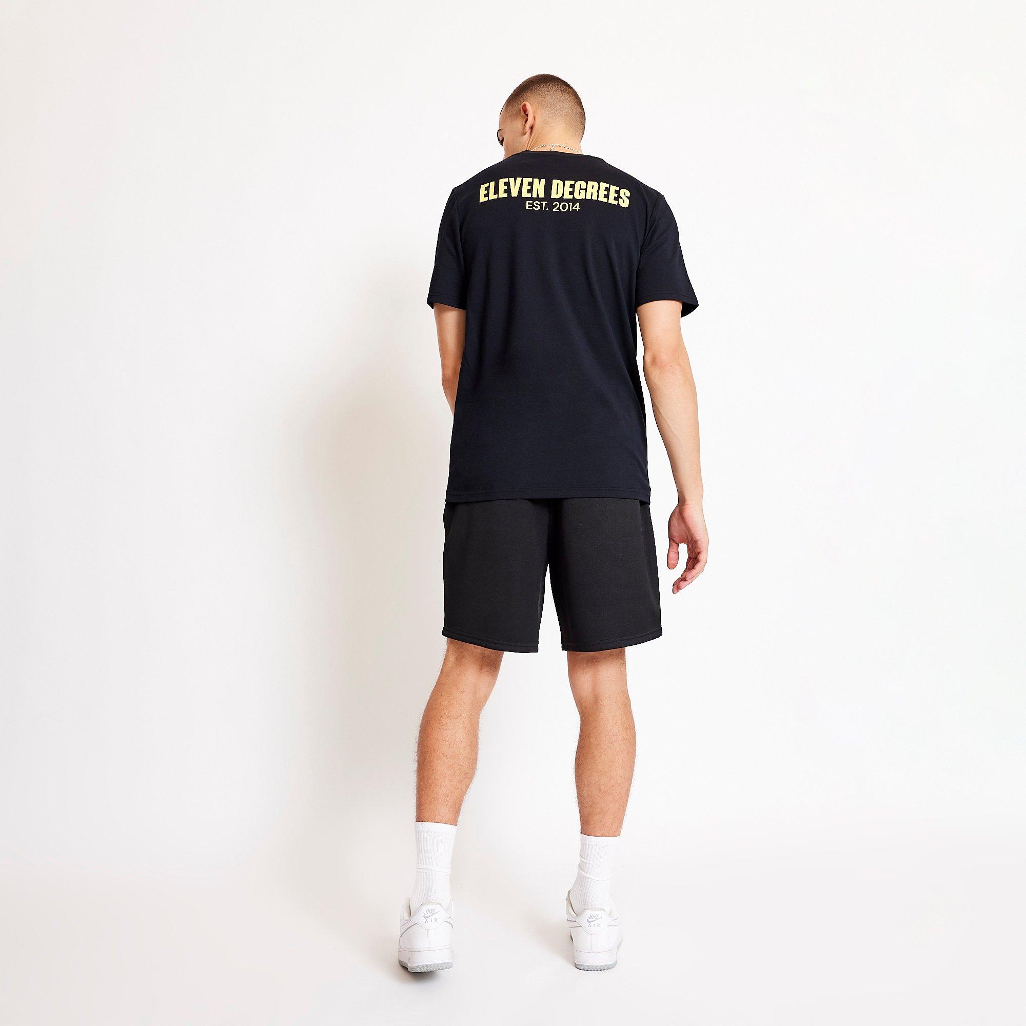 11 Degrees 11D Pique Shorts Black