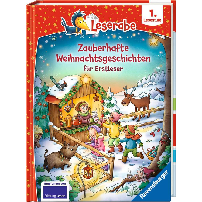 Leserabe - 1. Lesestufe - Zauberhafte Weihnachtsgeschichten für Erstleser