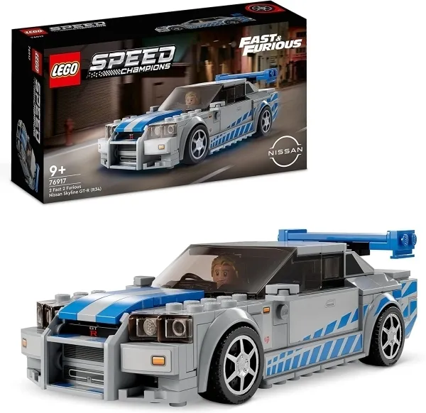 LEGO Speed Champions 76917 2 Fast 2 Furious Nissan Skyline GT-R (R34)