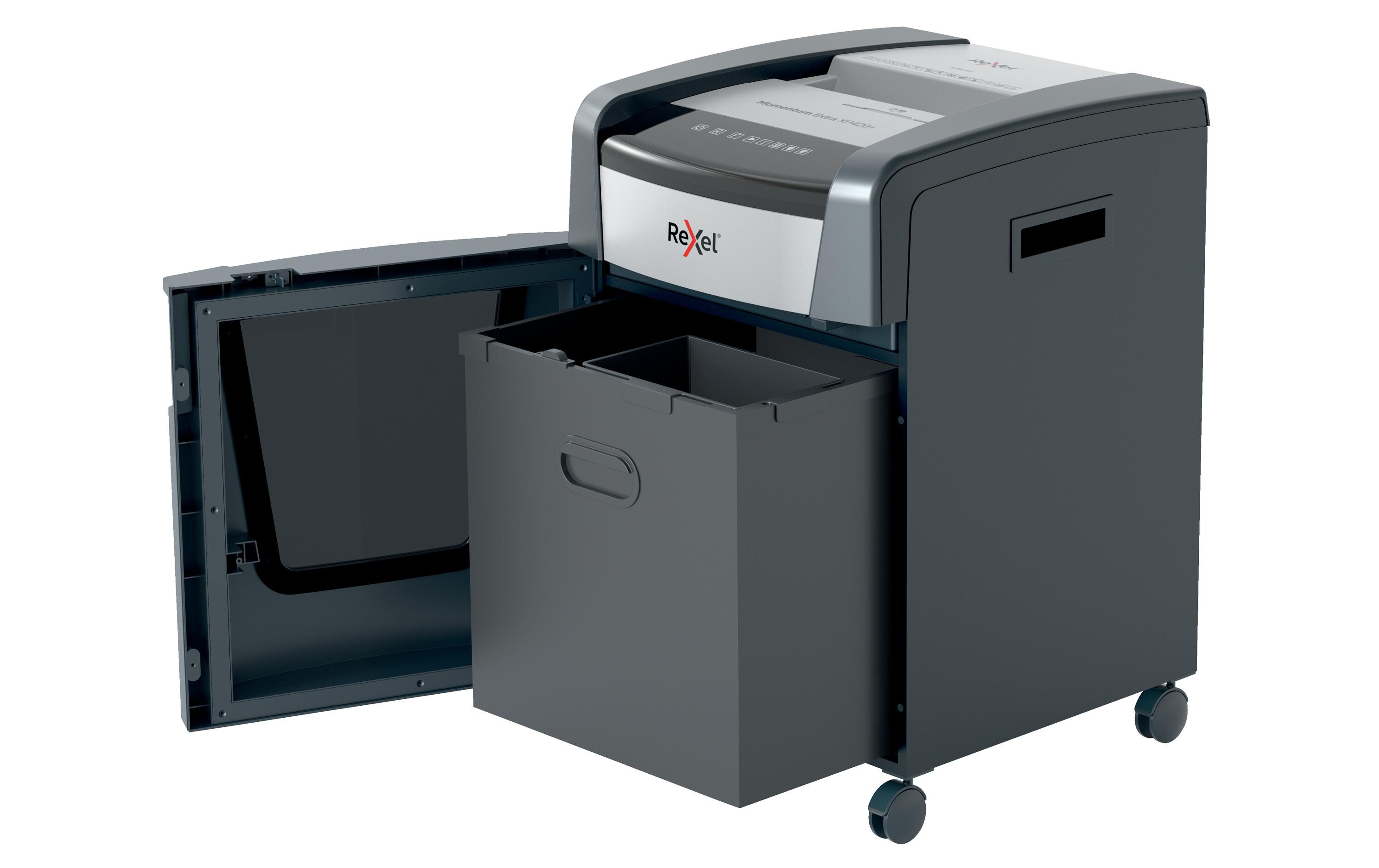 Aktenvernichter Momentum Extra XP420+ P-4, 20 Seiten<br>Manueller Aktenvernichter für die sichere und schnelle Vernichtung vertraulicher Unterlagen