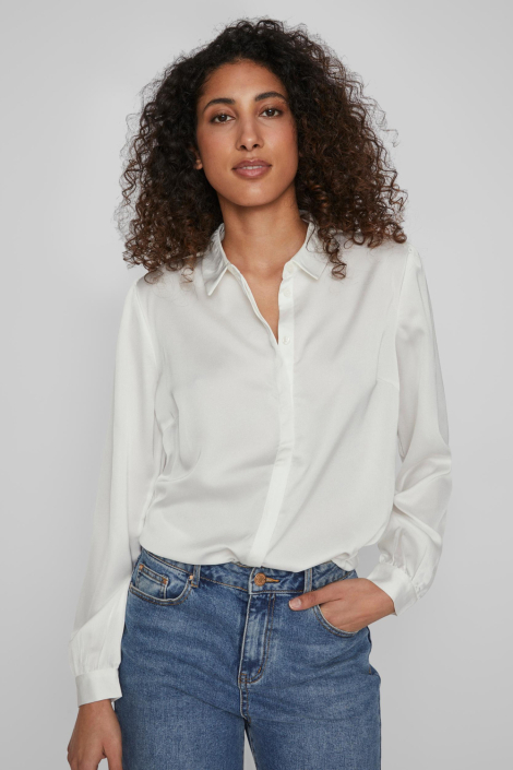 Vila witte dames blouse