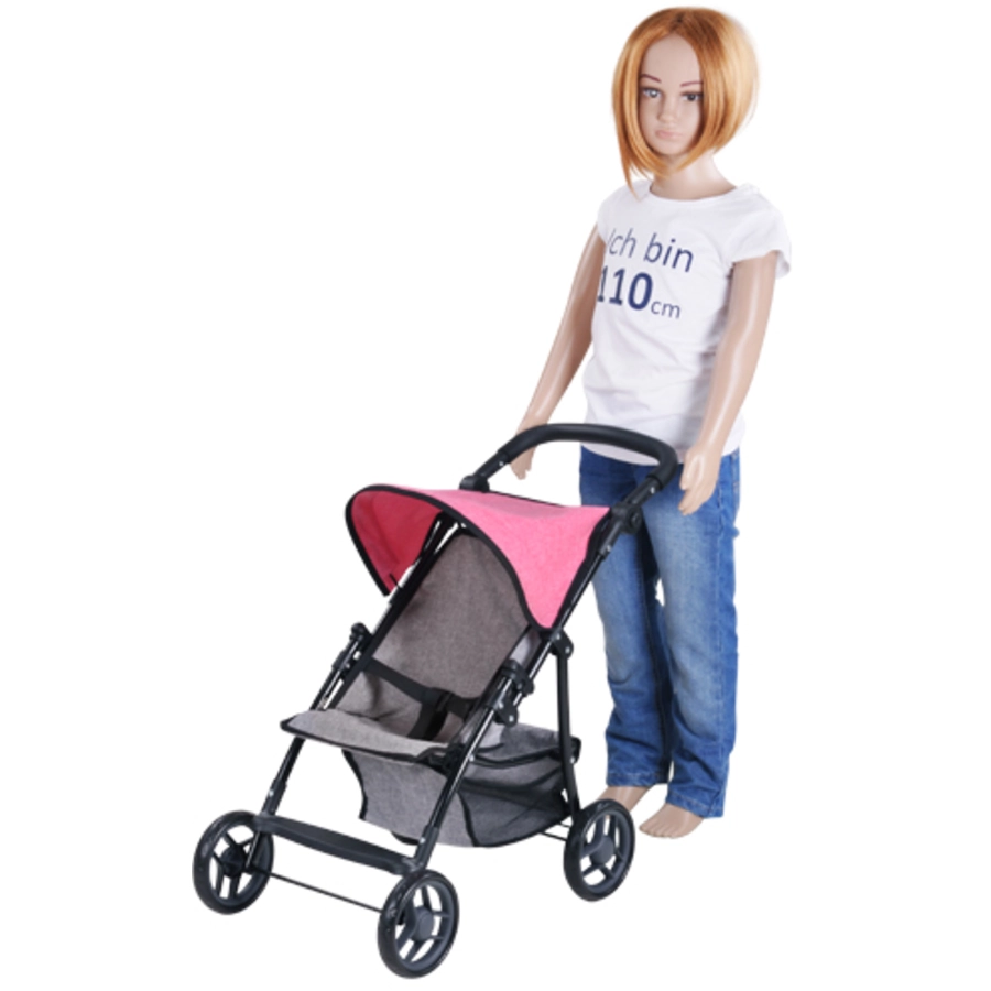 knorr toys® Puppenbuggy Liba - jeans grey