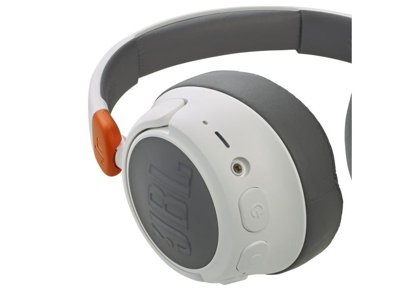 JBL Wireless Over-Ear-Kopfhörer JR460NC Weiss Kabellose Over-Ear-Kopfhörer mit Geräuschunterdrückung für Kinder