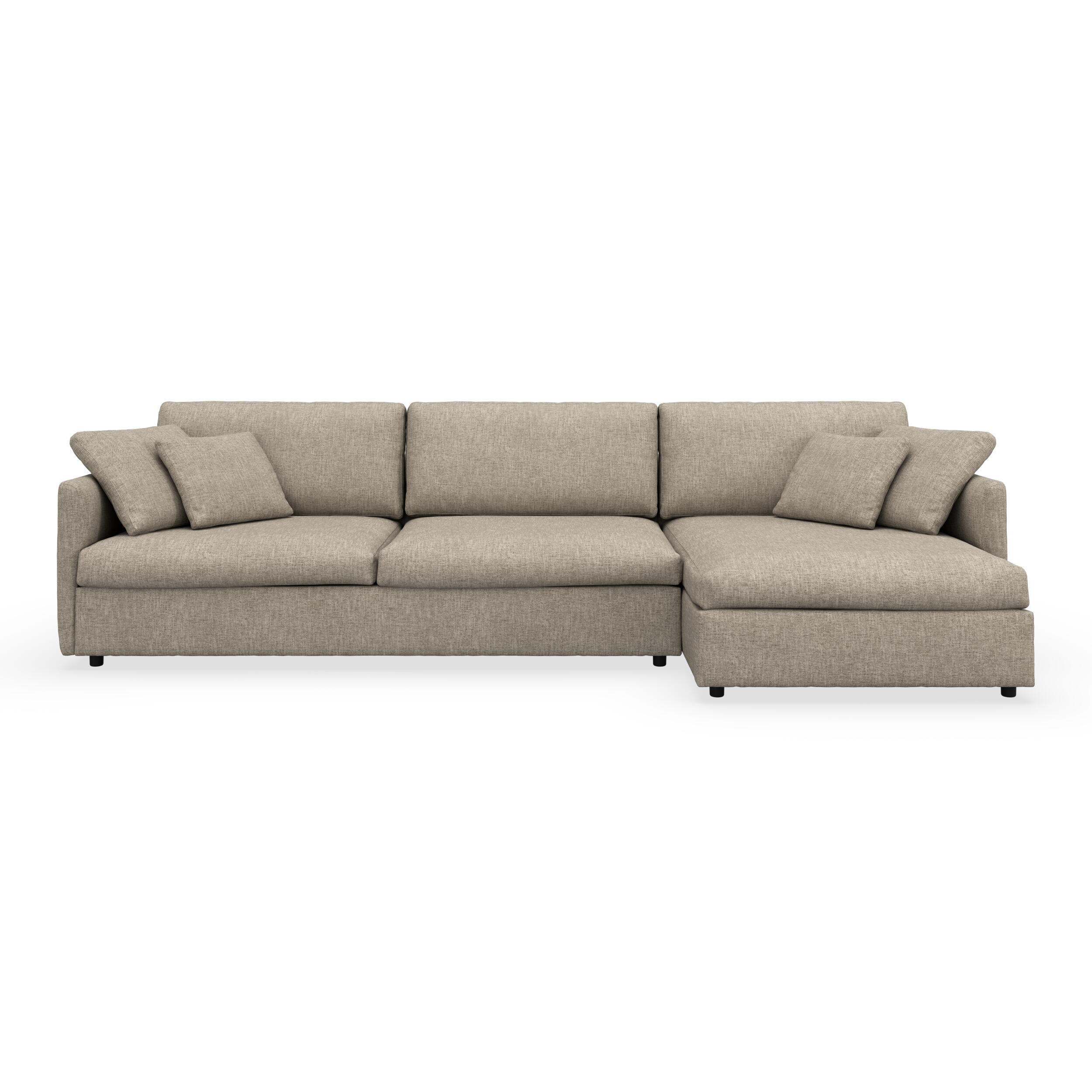 Angolo højrevendt sofa med chaiselong