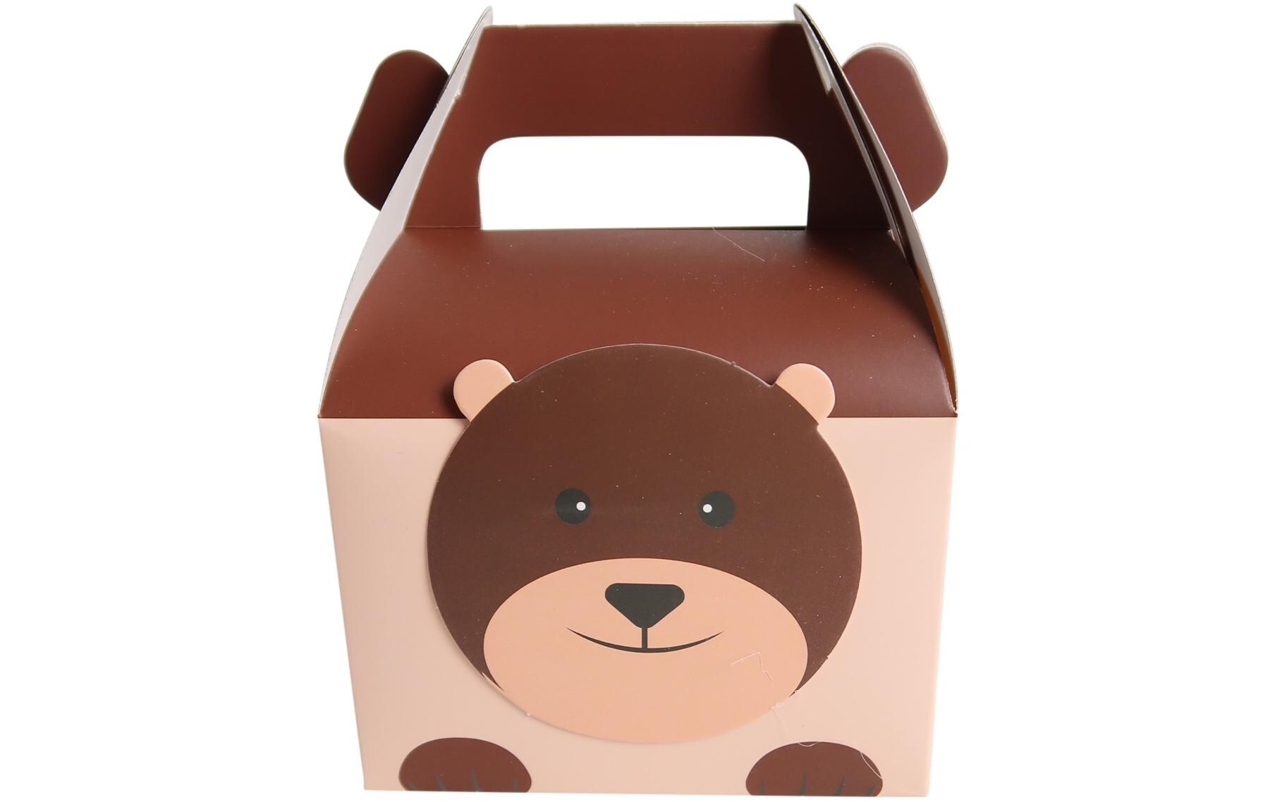 Geschenktasche Safari 15 x 11 x 8.5 cm, 10 x 11 x 8.5 cmGeschenkbox mit 6 verschiedenen Designs