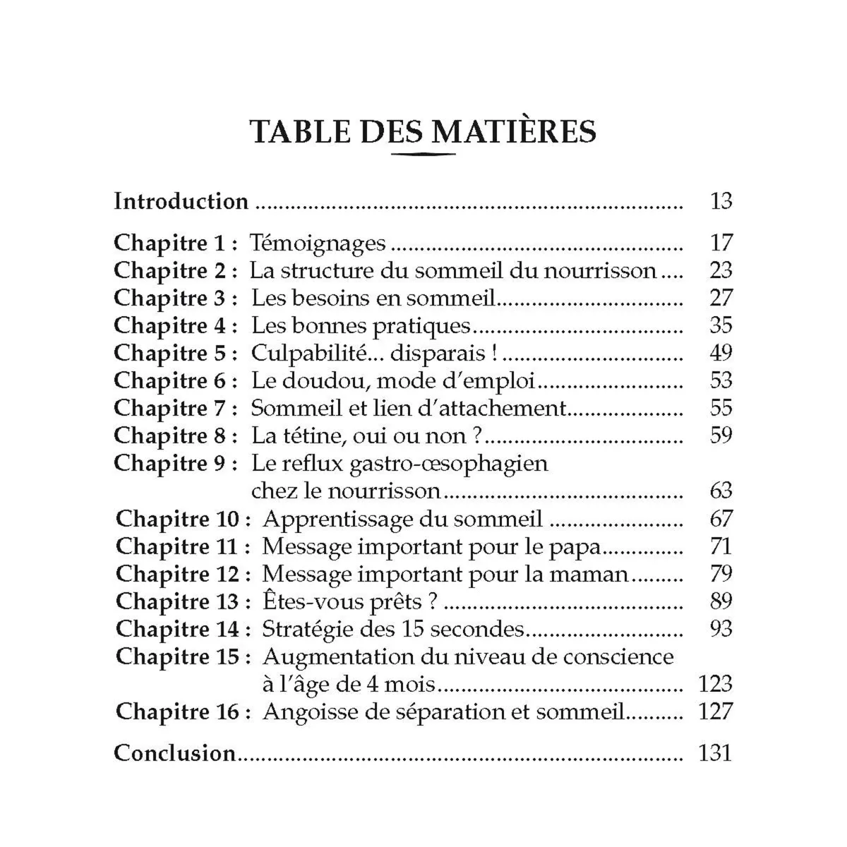 Prologue Le Sommeil du Nourisson - 2e Édition - Brigitte Langevin