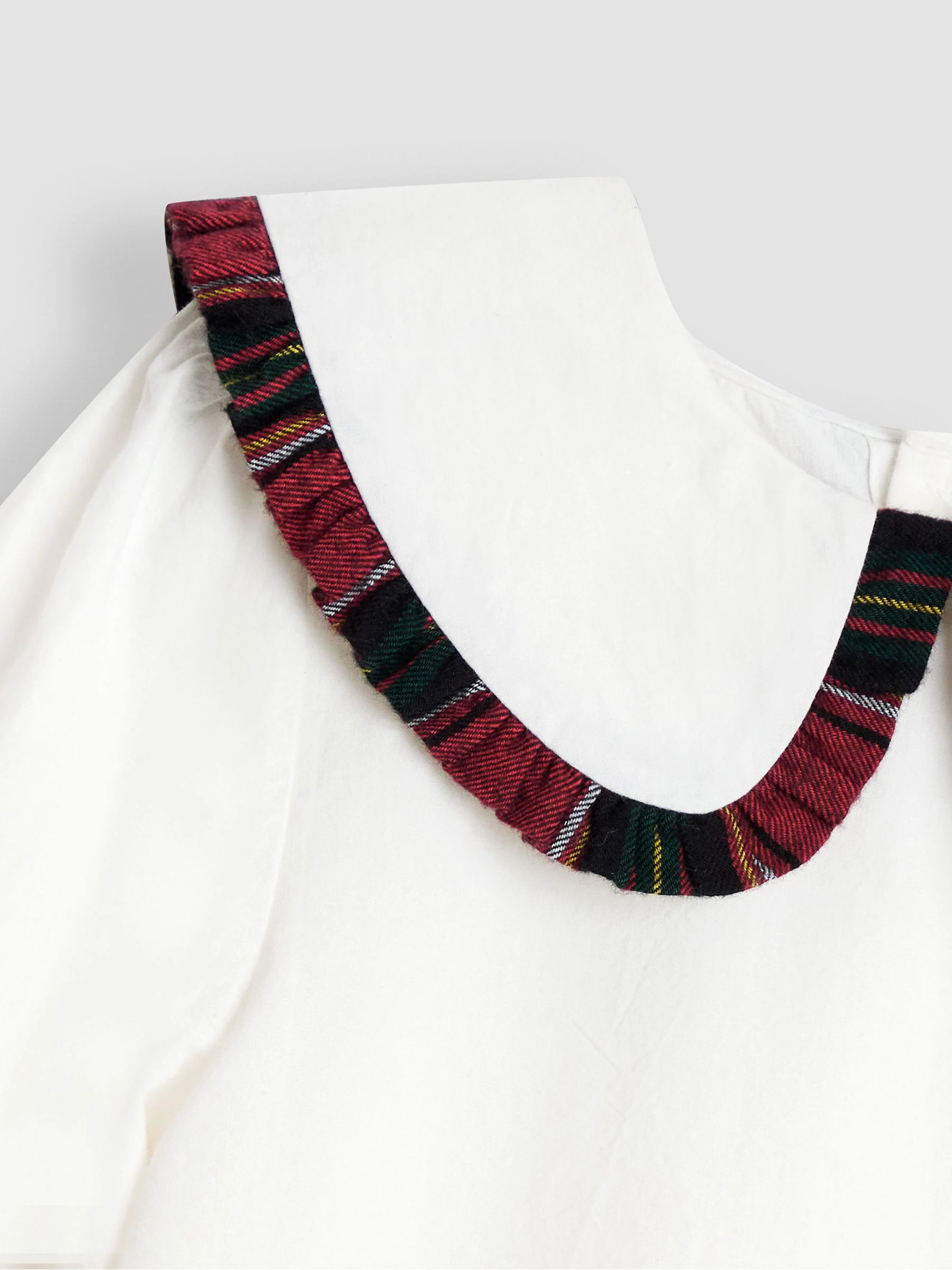 JoJo Maman Bébé Frill Collar Blouse & Velvet Skirt Set