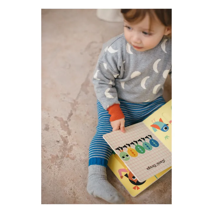 Bayiri Pull Coton Bio Moons | Gris