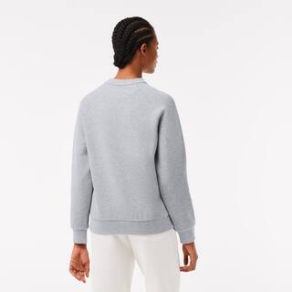 Sweatshirt Jogger à col rond double face piqué Sweatshirts - Gris - Lacoste - Femme