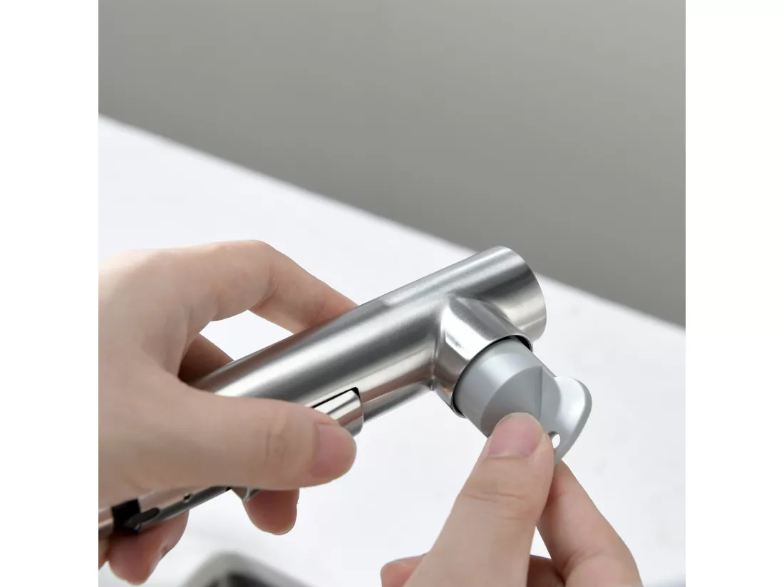 Cecipa max Robinet Cuisine avec Douchette Mitigeur Douchette d'évier Extractible à 2 Jets Mitigeur de Cuisine Pivotant à 360°,EU Modèle