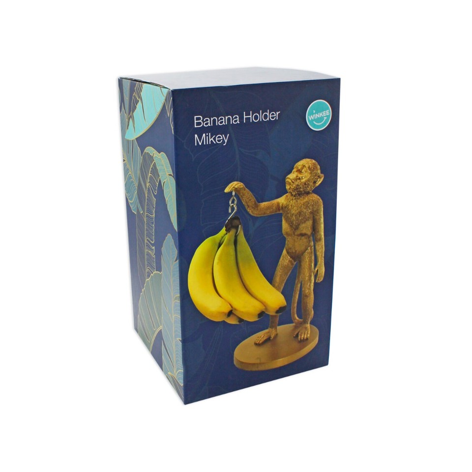 Winkee - Frugtholder - Monkey Banana holder - Gold
