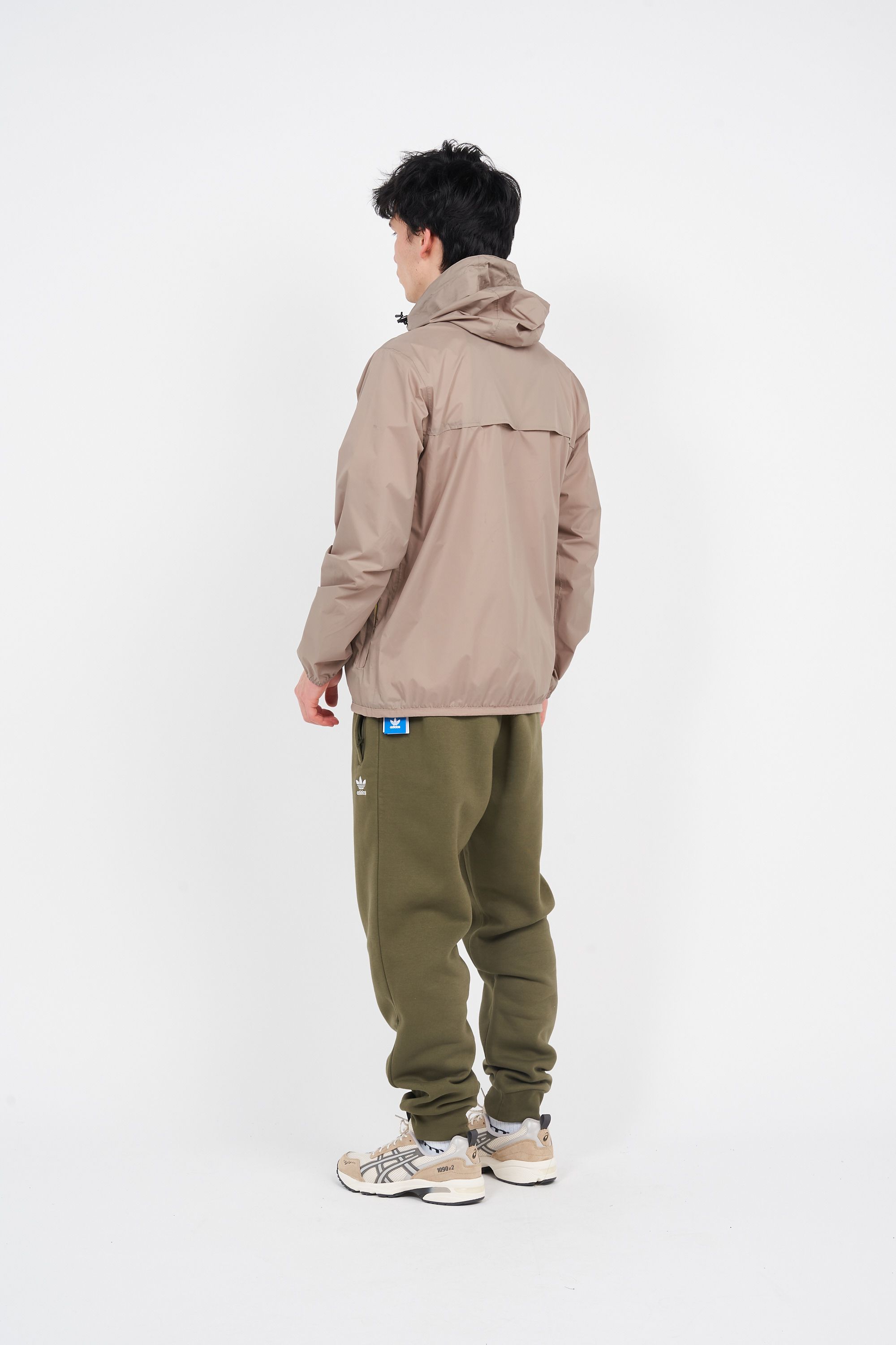 K-WAY Coupe-vent droit à capuche LE VRAI 3.0 CLAUDE Beige