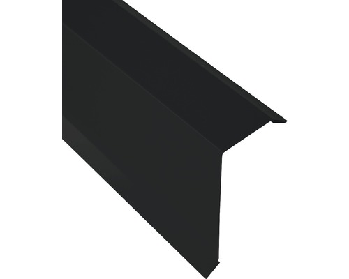 PRECIT randhoek voor trapeziumplaat H12 gitzwart RAL 9005 2000 x 40 x 100 mm (materiaaldikte = 0,5 mm)