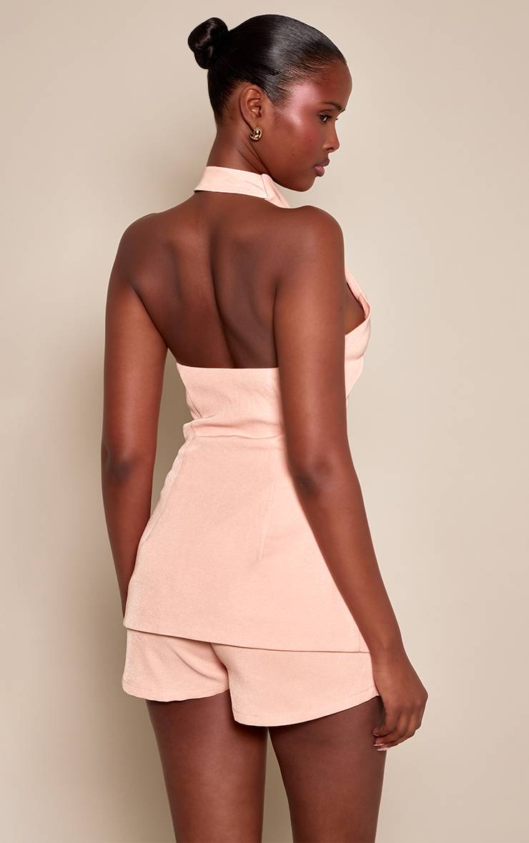 Pêche Gilet Col Licou Torsadé Avec Détails Boutonnés
