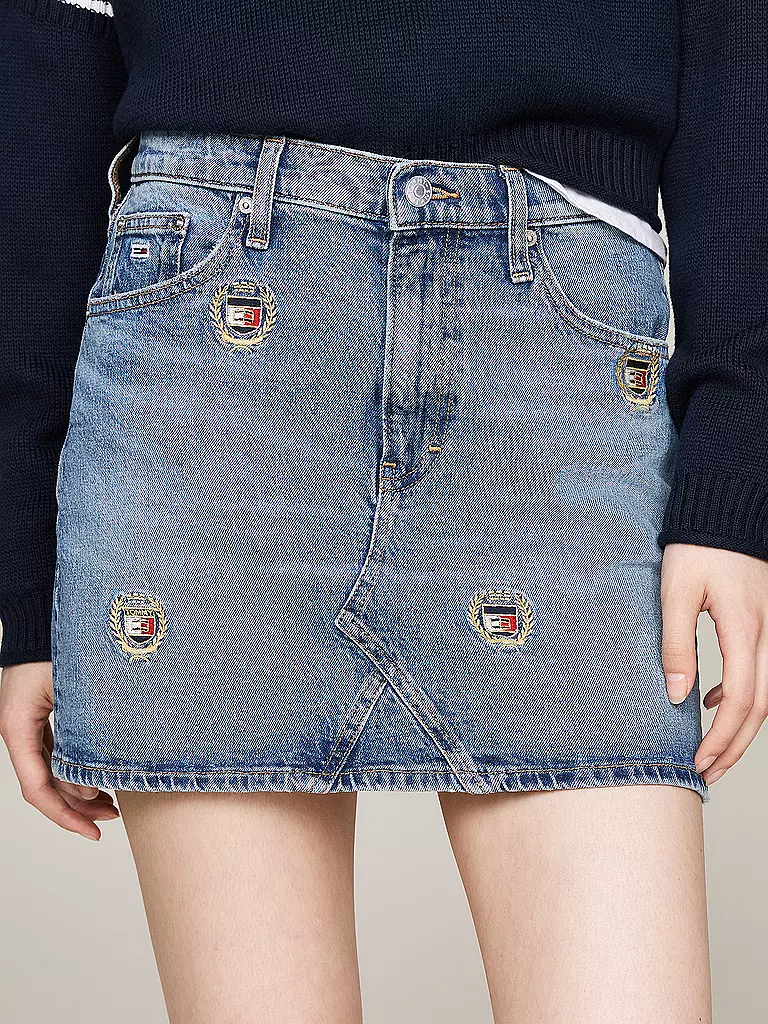 TOMMY JEANS Jeansrock IZZIE hellblau