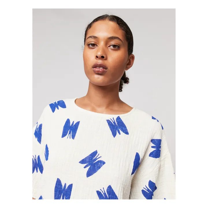 Bobo Choses Blouse Butterfly Coton Recyclé - Collection Femme  | Ecru