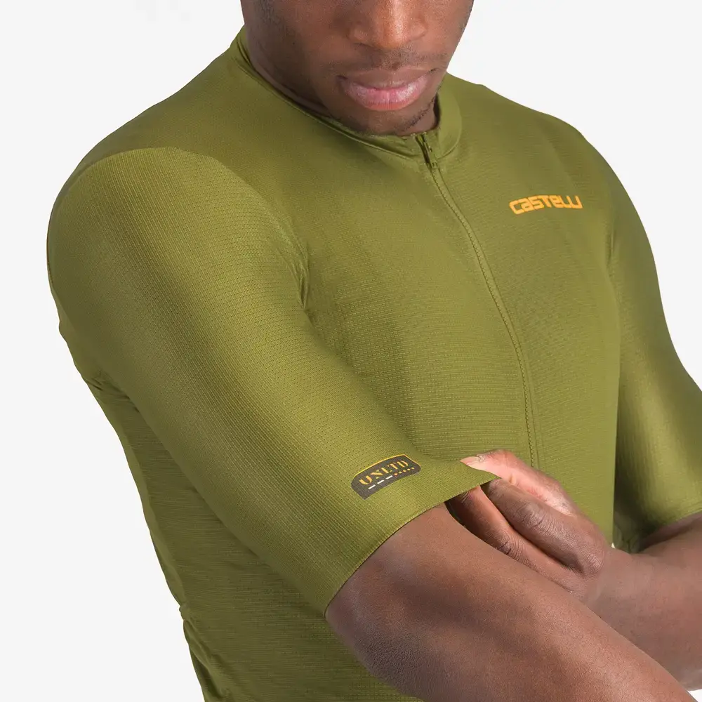 Castelli Unlimited Entrata 3 Fietsshirt Korte Mouwen Groen Heren