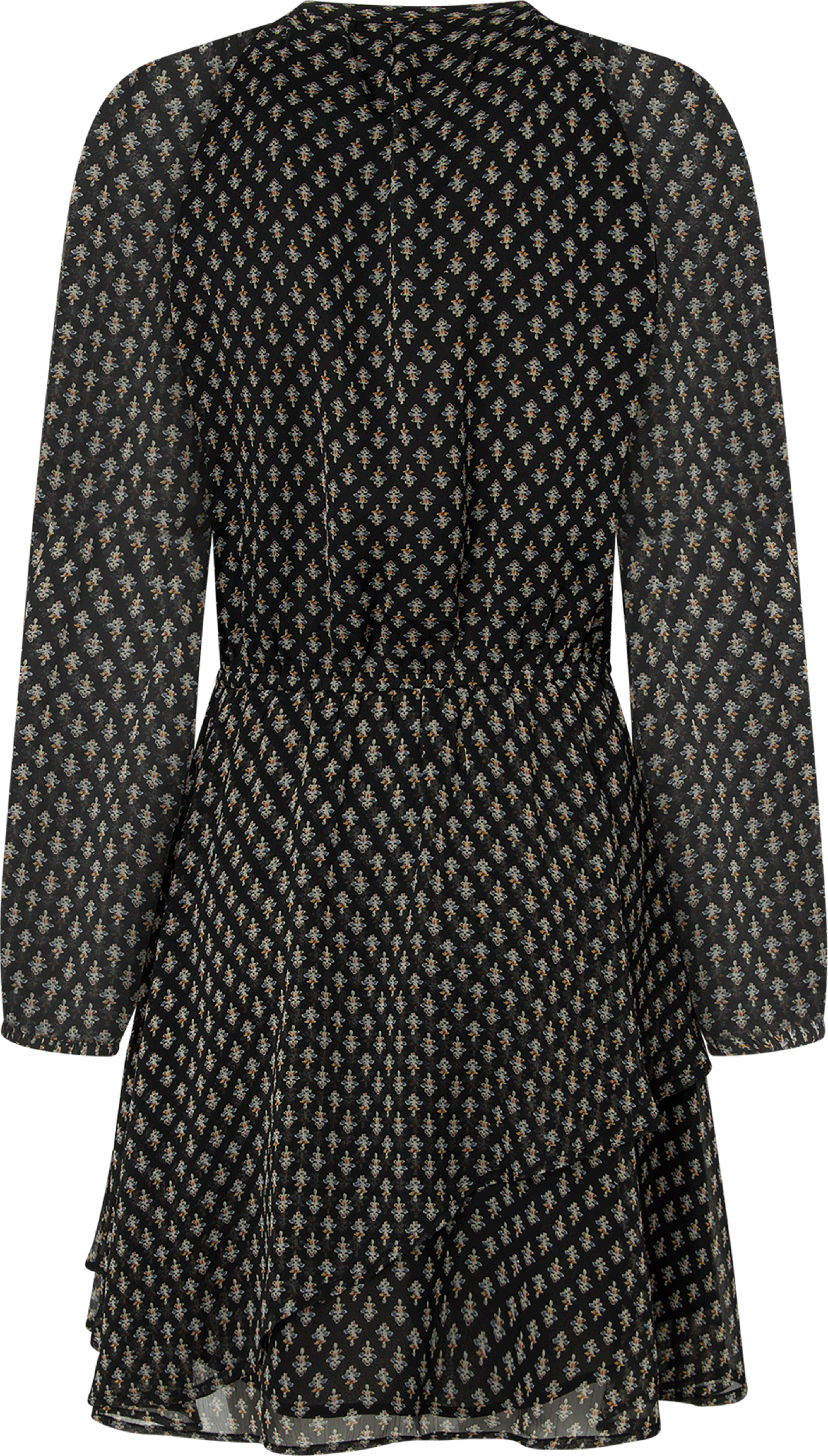 Pepe Jeans Druckkleid »SALINA« mit langen, halbtransparenten Ärmeln