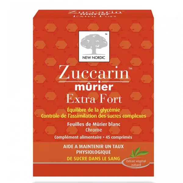 New Nordic Zuccarin Mulberry Extra Strength 45 comprimidos