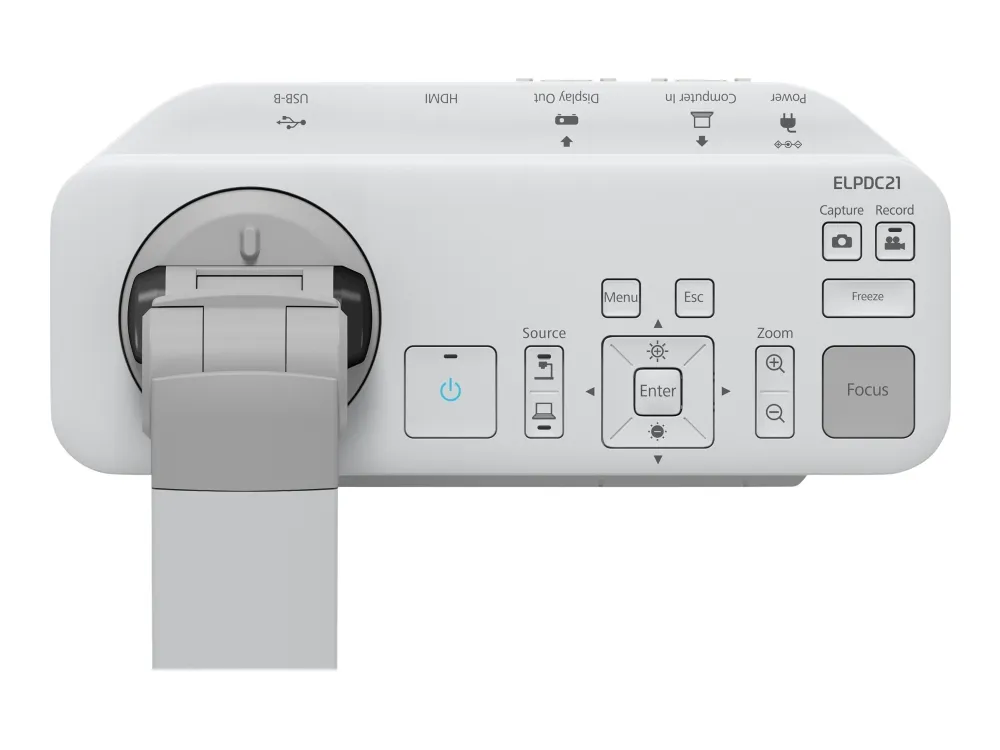 Epson ELPDC21 - Digitalkamera for dokumenter - farve - 2.1 MP - 1920 x 1080 - audio - VGA, HDMI - USB
