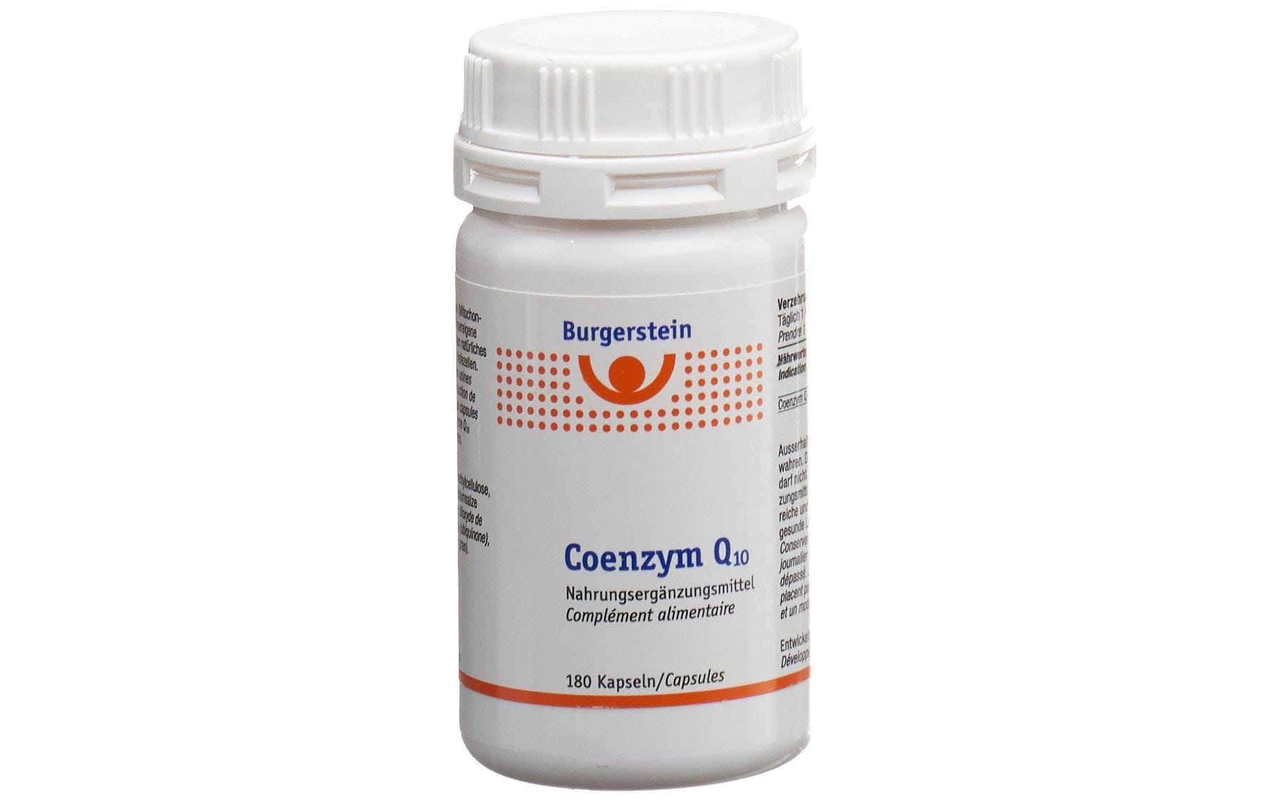 Coenzym Q10 180 KapselnVegane Nahrungsergänzung mit Coenzym Q10