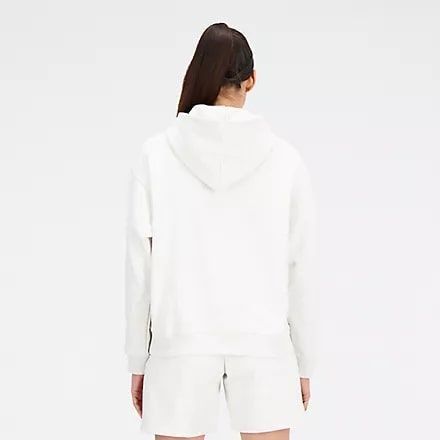 New Balance Sweat à Capuche Athletics French Terry - Blanc Femme