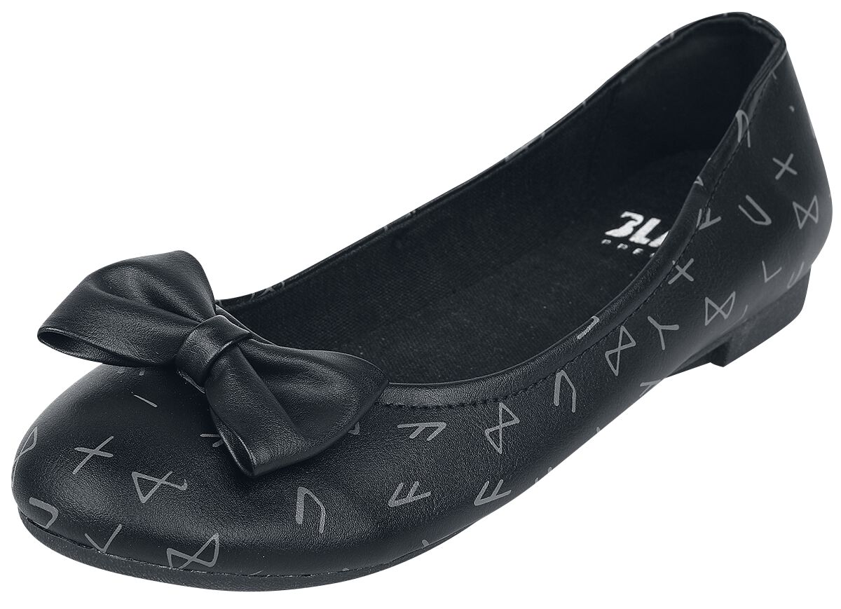 Ballerines avec nœuds & imprimés | Black Premium by EMP Ballerines