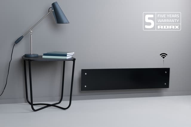 Adax Clea elradiator med wi-fi L 10 (sort)