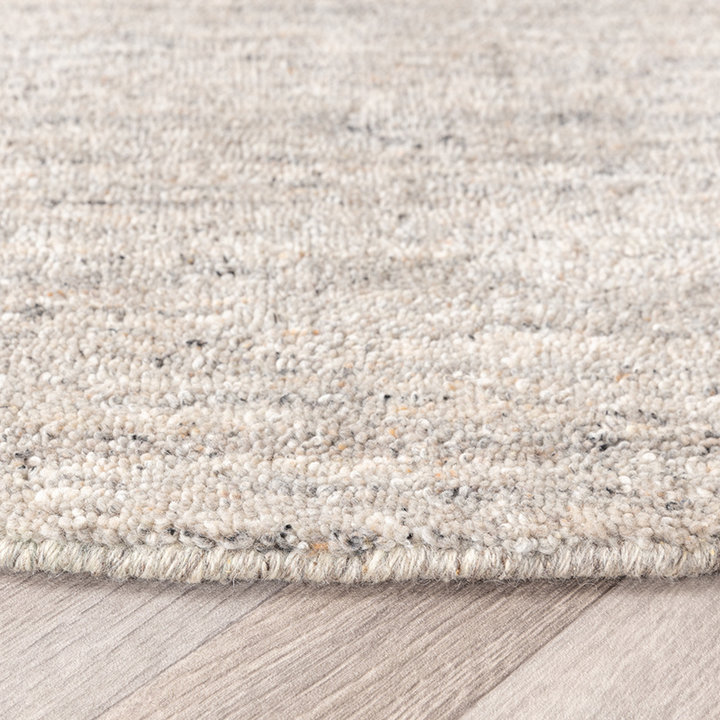 Rond Berber vloerkleed - Aicha Grijs | Comfortabel