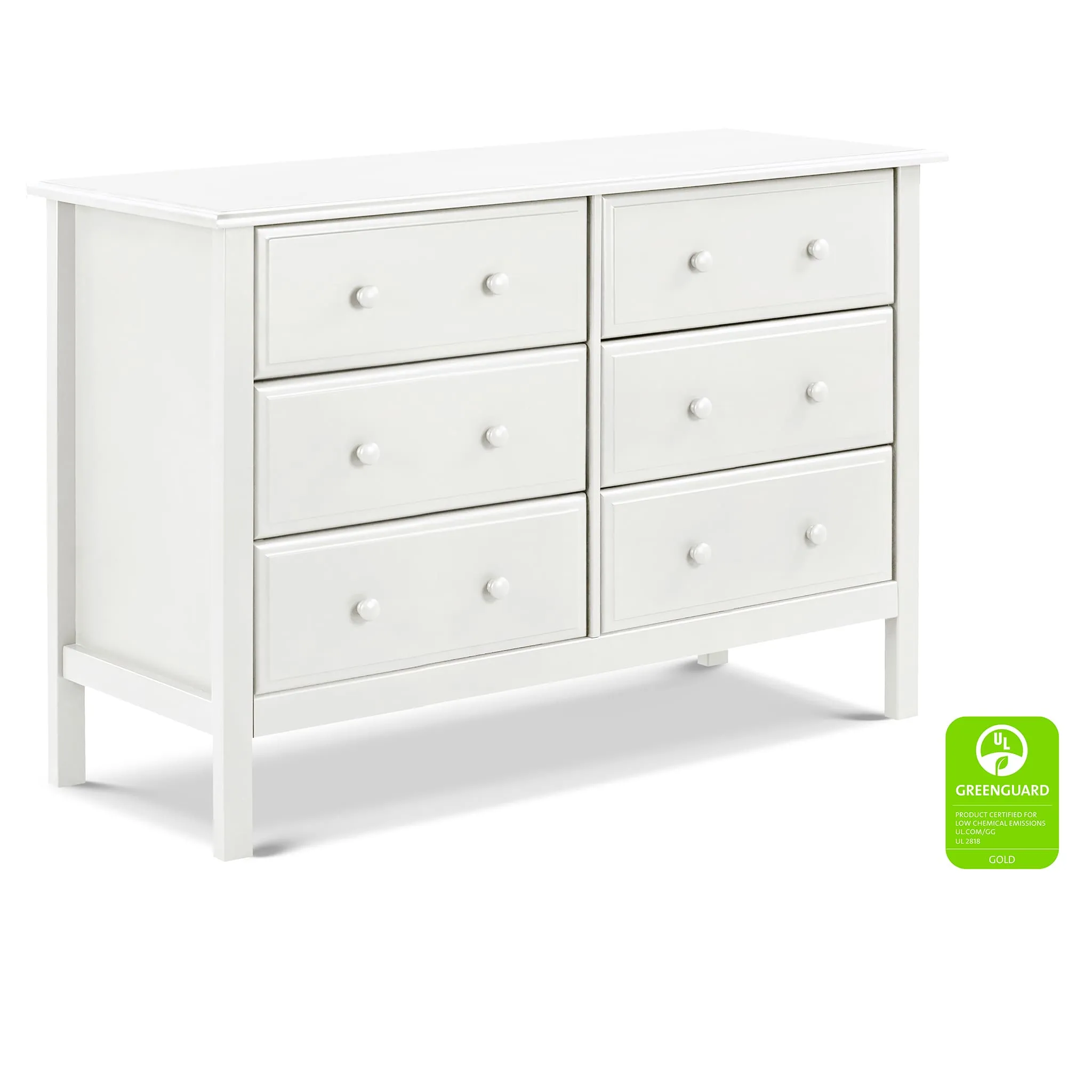 DaVinci Bureau 6 Tiroirs Jayden - Blanc