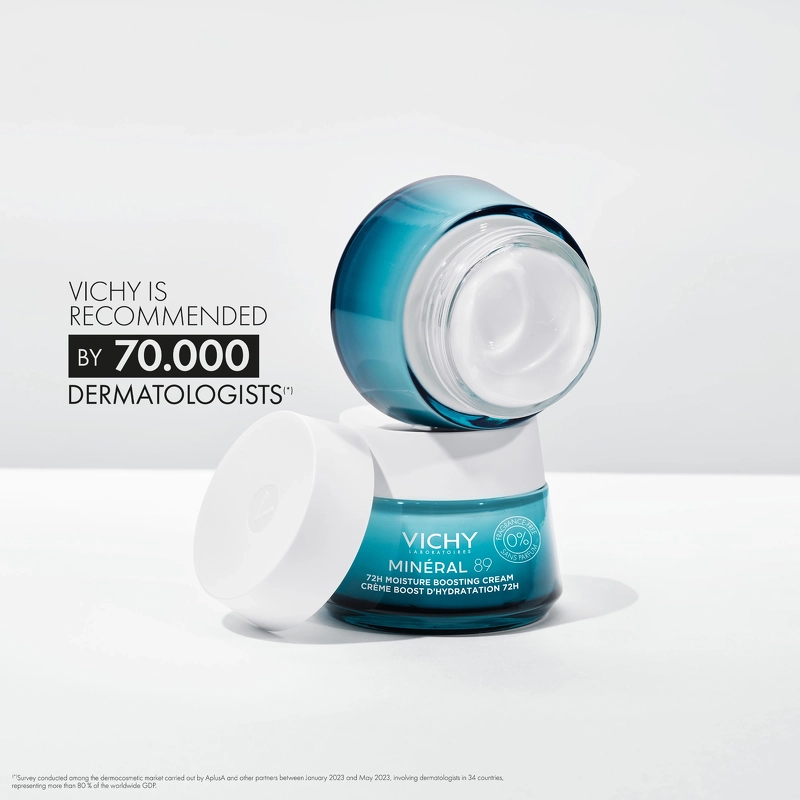 Vichy Minéral 89 72H Moisture Boosting Cream Fragrance Free 50 ml