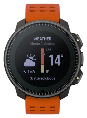 Montre GPS Suunto Vertical Steel Solar Canyon - Orange