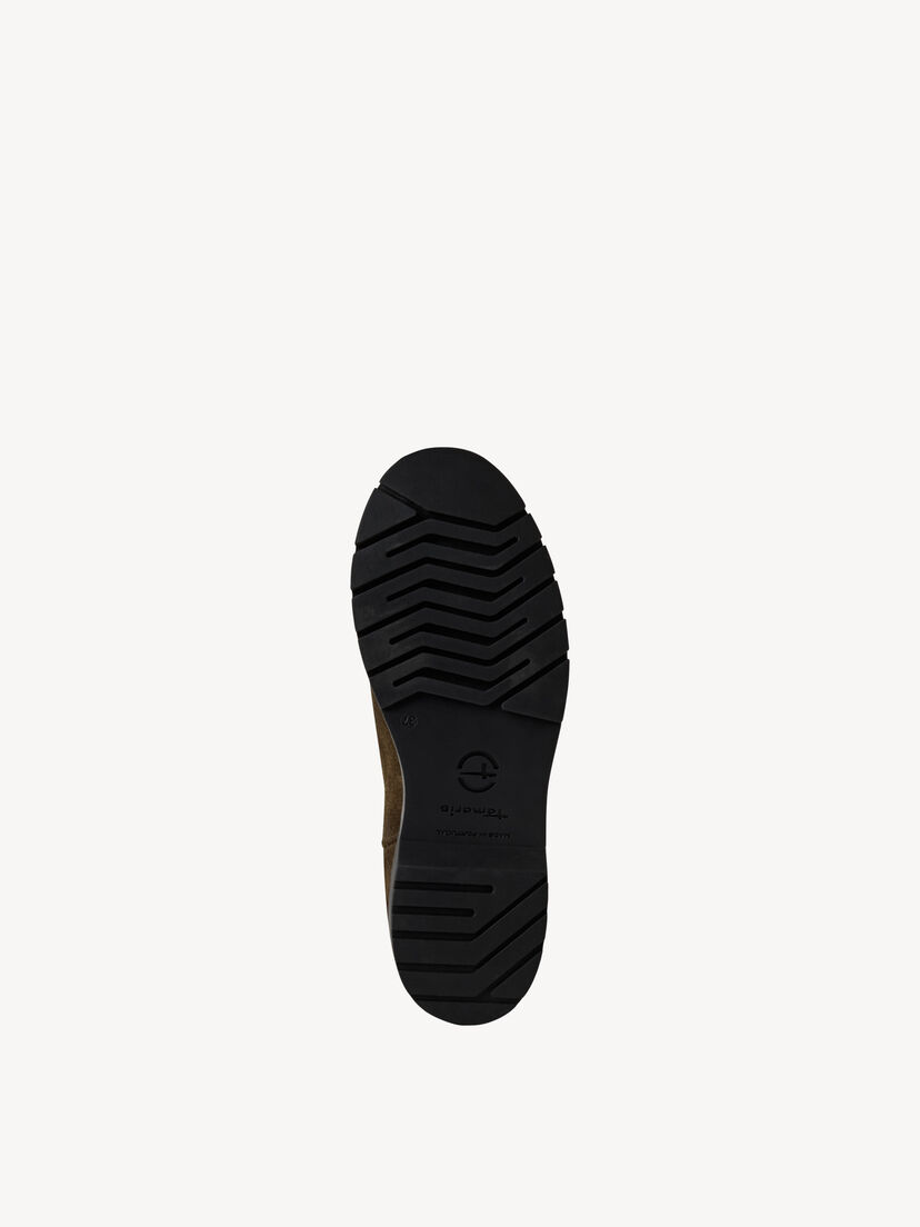 Leren Chelseaboot - khaki