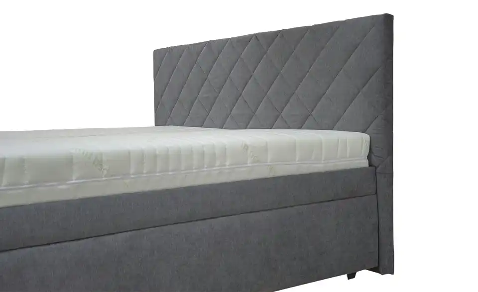 Polsterbett Klara 180 cm Grau