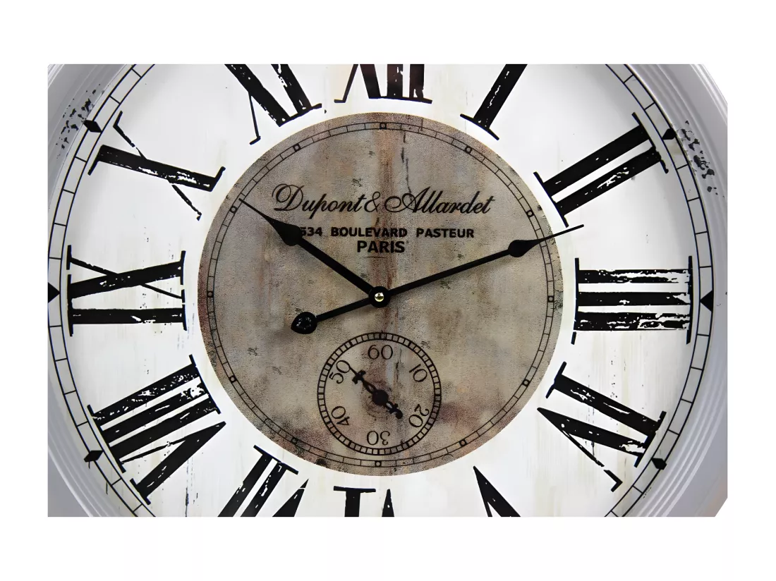 Horloge ancienne murale dupont & allardet Métal Gris - Décoration d'Autrefois