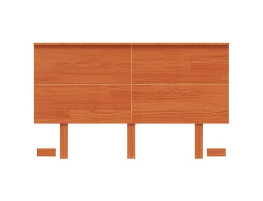 VIDAXL - Tête de lit cire marron 120 cm bois massif de pin