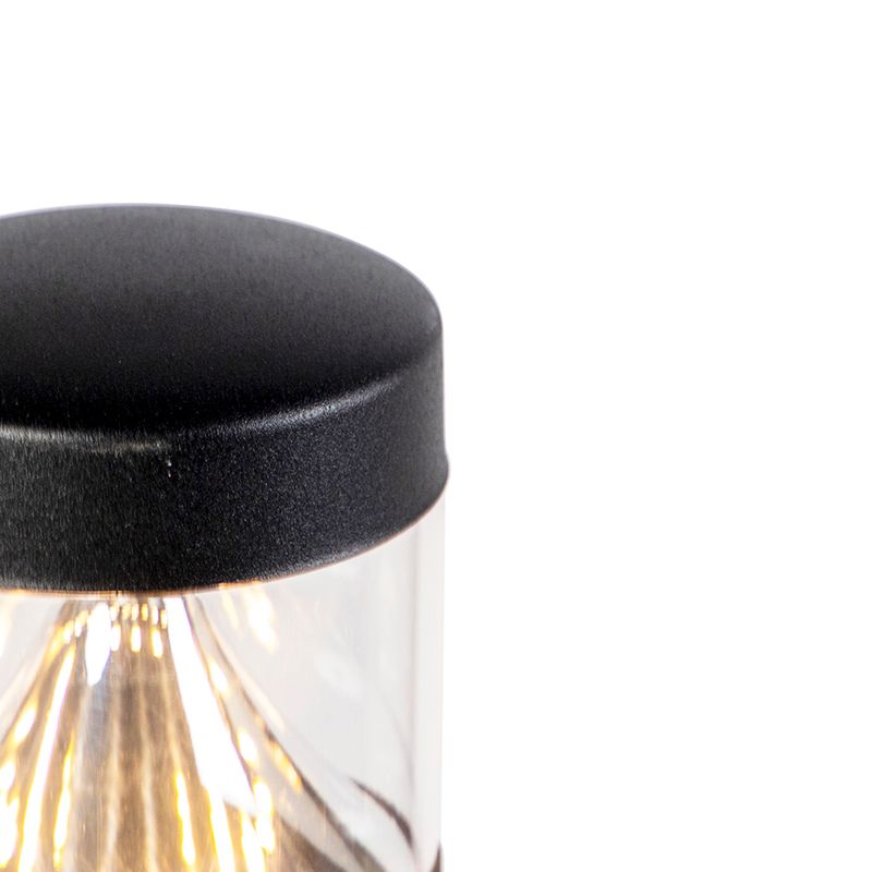 Moderne buitenlamp zwart 100 cm IP44 incl. LED - Roxy