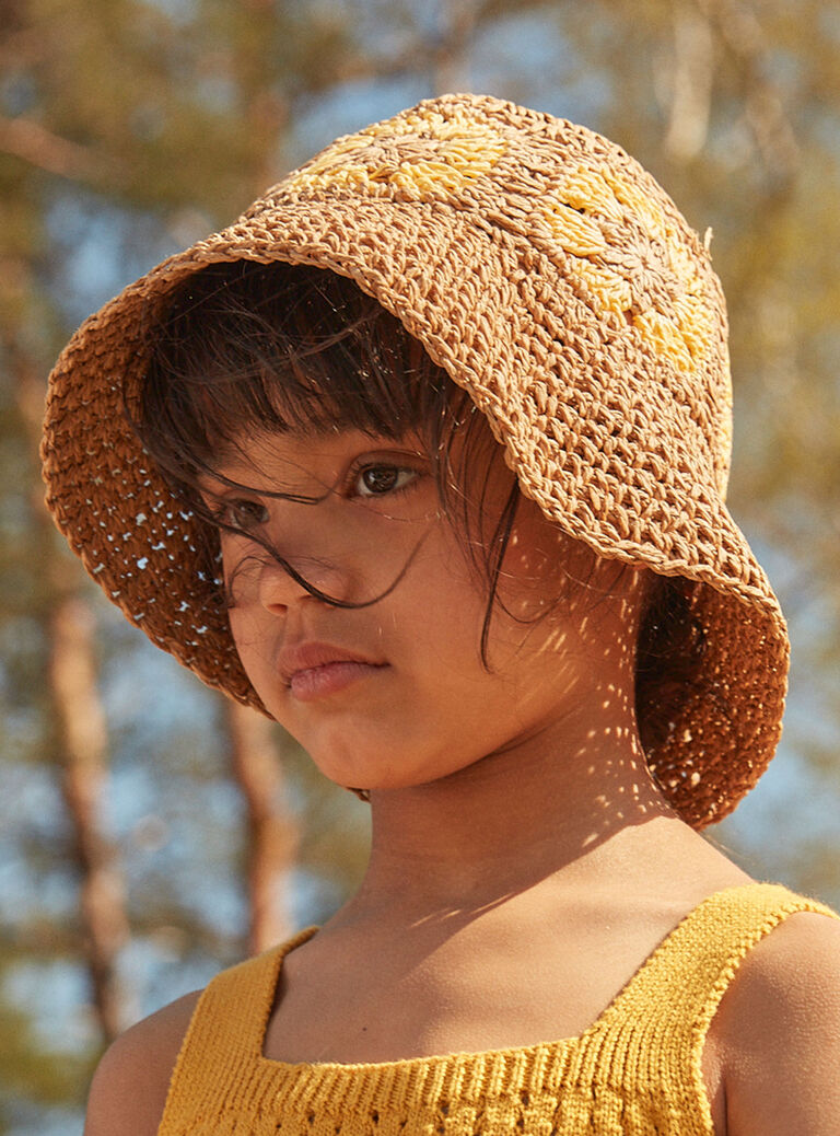 Chapeau de paille naturel