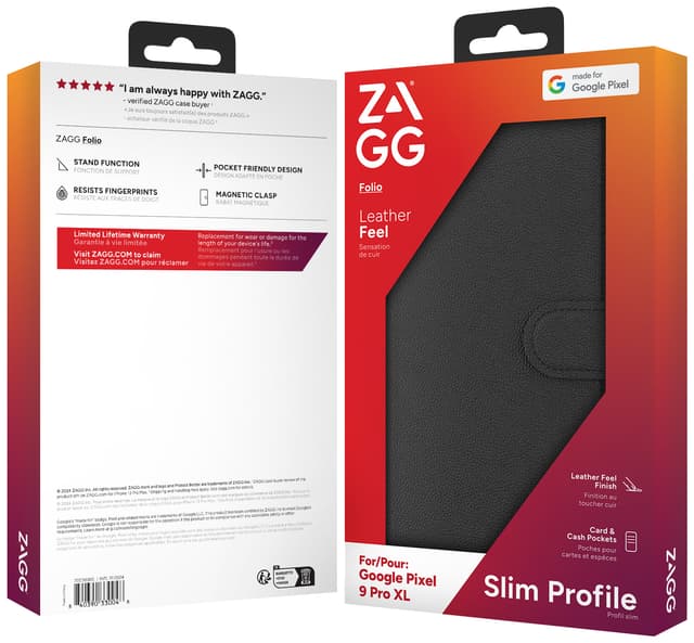Zagg Google Pixel 9 Pro XL pungetui (sort)
